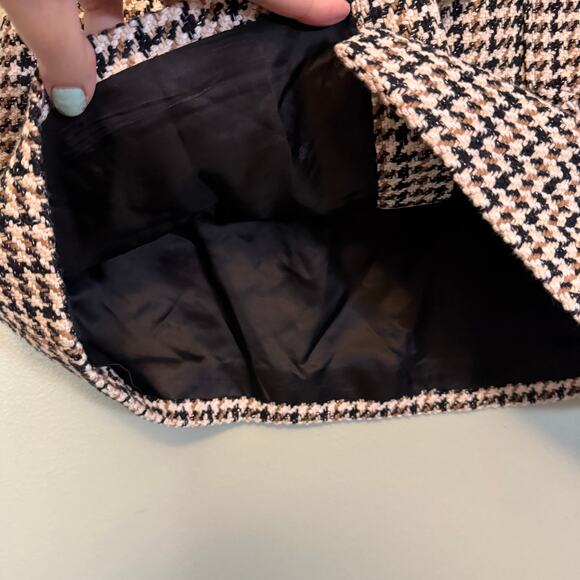 Intermix Coco Mini Button Skirt Womens 10 Multi Tweed Outfit Preppy Mobwife NWT - Picture 4 of 10